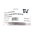 5/8-11 Stainless Steel Wing Nuts 5/8-11 Butterfly Nuts 18-8 Stainless