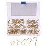 waves 120pcs Screw Hooks 7 Types Ceiling Hooks Wall Hooks