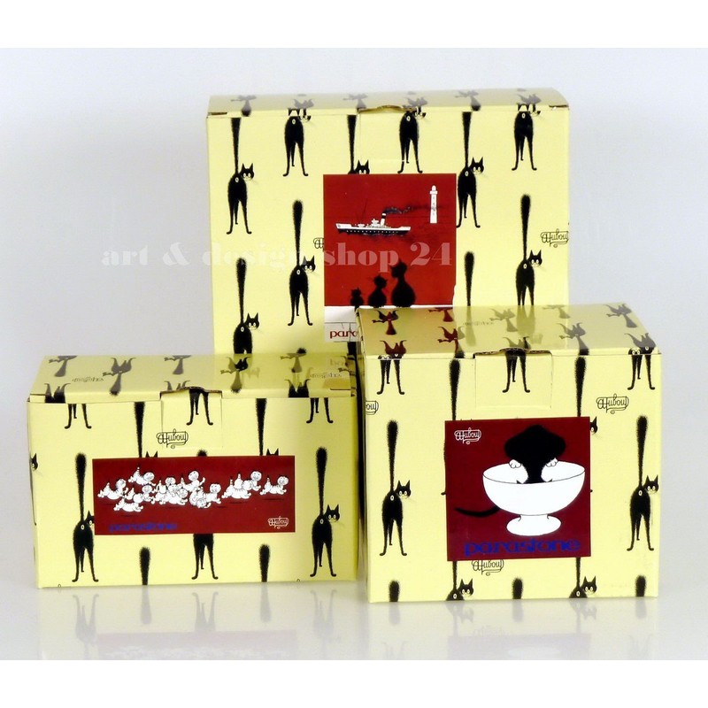 Suivez Moi (Just Follow Me) Dubout Resin Cat Ornament DUB55
