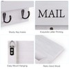 DLQuarts Mail Organizer with Key Holder for Wall Decorative Mail