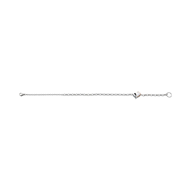 White Clover MEMBR301 Cremation Bracelet, Fits Up to 5.9 -