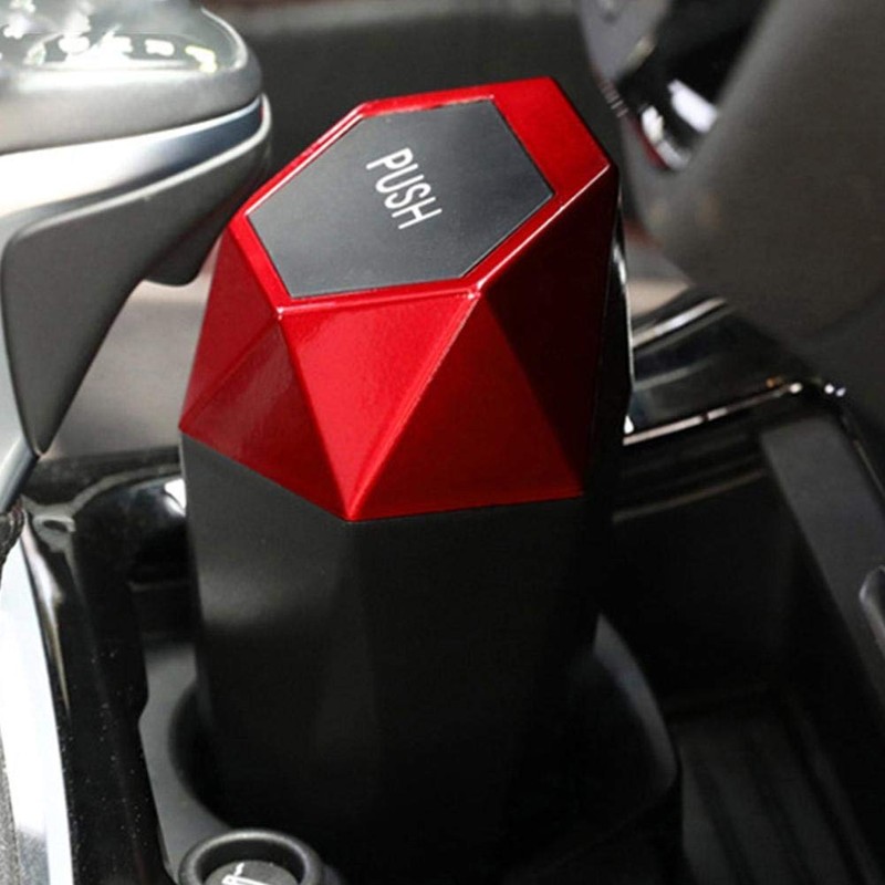LILOVE Car Rubbish Bin Eco-friendly Plastic Car Trash Can With