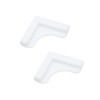 MY MIRONEY 20PCS Window Screen Frame Corner Hardware White Plastic