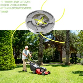 JIUDANI Aluminum Trimmer Head, fit for Grass Cutter and Grass Trimmer Cutter Weed Eater, Different Model Alumn Trimmer Head