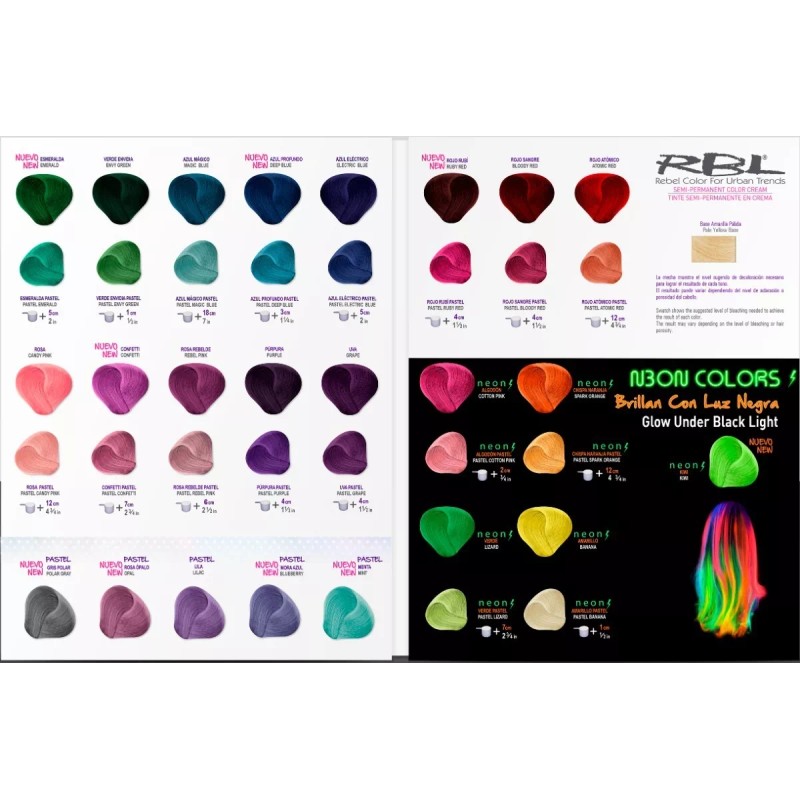 Hidracolor 3 Tintes Rbl Tonos Fantasía + Crema Aclaradora Pastelice