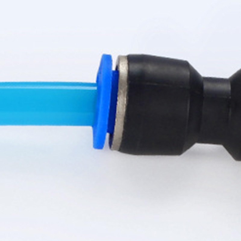 10Pcs 6mm Dia 2 Way Straight Tube Hose Pneumatic Air