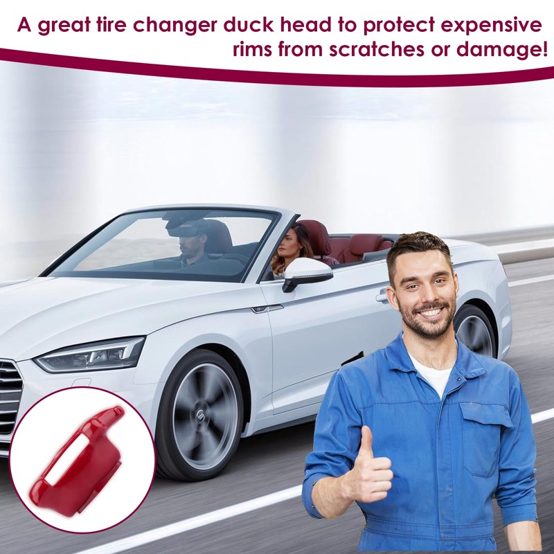 IWIWE Tire Changer Duck Head,Red Mount/Demount Head Compatible with Hunter