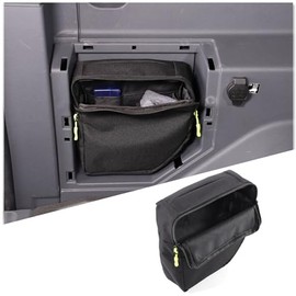 METYOUCAR Car Boot Storage Organiser Compatible with Ineos Grenadier 2020-2024 Waterproof Foldable Trunk Back Side Hidden Storage Bag Cargo Organizer (Black)