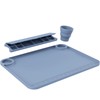 Silicone Painting Mat with Cup and Palette Removable, 17"X13" Thick