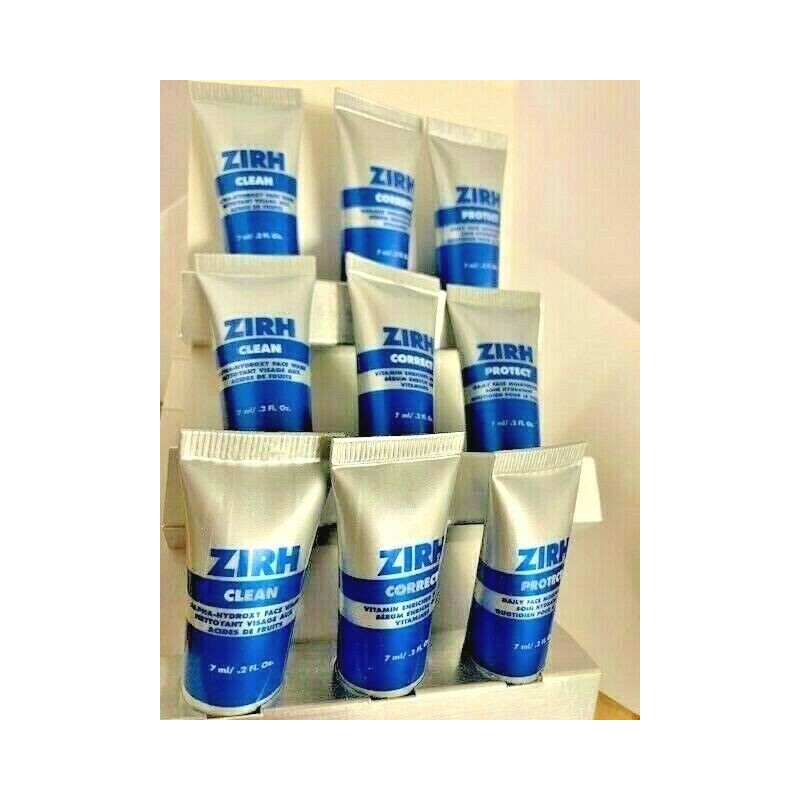 ZIRH 5 Sets ZIRH PROTECT Man's FACE MOISTURIZER Minis +