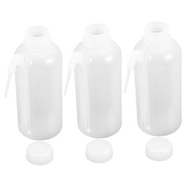 ULTECHNOVO 3pcs Wash Bottles Narrow Spout for Precise Watering for Cleaning and Irrigation Plastic Design Great for Home and Garden Use