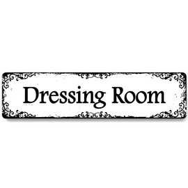 12x3 Inch Dressing Room Sign Changing Room Door Signage for Boutique Shop Salon Shop Retail Clothing Store Spa