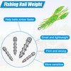 Nail Weights for Bass Fishing Sinkers Weights, 50pcs Wacky Worm