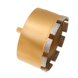 Diamond 4 inch Concrete Hole Saw Masonry Core Drill Bit Heavy Duty for Brick, Cinder Block Standard Shank Drilling Holesaw Tool