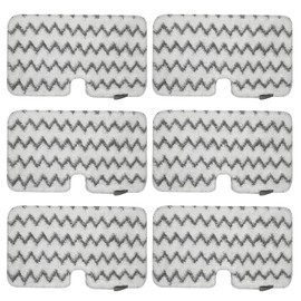 Wisorder 6 Pack S3501 Steam Pocket Mop Replacement Pads Refills for Shark S3501 S3550 S3601 S3801CO S3901 SE450 S3601D S3901D S2901 S2902 Steam Pocket Mop, Microfiber Reusable