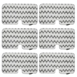 Wisorder 6 Pack S3501 Steam Pocket Mop Replacement Pads Refills for Shark S3501 S3550 S3601 S3801CO S3901 SE450 S3601D S3901D S2901 S2902 Steam Pocket Mop, Microfiber Reusable