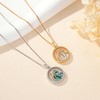 925 Sterling Silver Mustard Seed Necklace for Women Mountains Jewelry