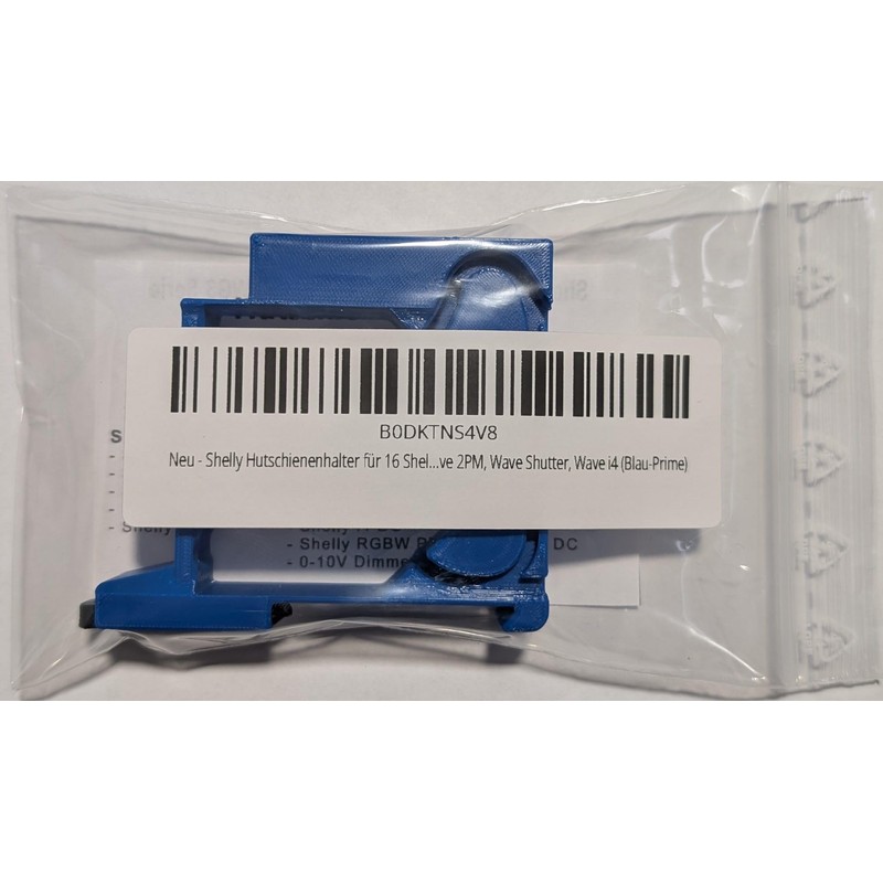 Shelly DIN Rail Holder for 16 Shellys: 1 Gen3, 1PM