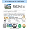 Palouse Brand Certified Glyphosate Residue Free Small Brown Dry Lentils