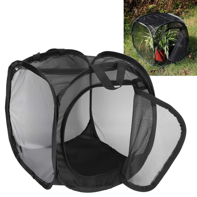 Insect Mesh Black Cage Foldable Mantis Butterfly Habitat Net Outdoor