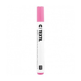 Textile marker, fabric colouring pens, choice of colours, for light fabrics, perfect for shirts, shoes, bags, jute bags and other types of fabric pink