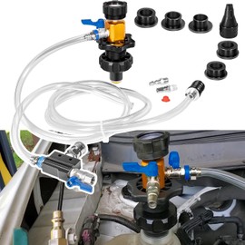 Generic 24444 Coolant System Refiller Kit, 5 Adapters, Eliminate Trapped Air, Test Radiator and Heating Core Lines for Leaks, Vacuum Fill Coolant Tool, TZ-24444
