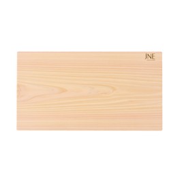 Hinoki Cypress Reversible Wood Cutting Board, 17.3" x 9.5" x1.2", Chopping Board, Butcher Board, Serving Board, Solid Single Piece, No Joint, No Glue | Holiday Gift