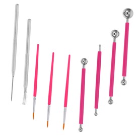 Operitacx 9-teiliges Set Töpferwerkzeuge Schnitzwerkzeuge Aus Edelstahl Werkzeuge Aus Ton Selber Machen Keramikwerkzeuge Aus Edelstahl Tonwerkzeuge DIY-keramikwerkzeuge Prägestift Nylonwolle