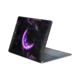 Skins4u Laptop Aufkleber, Notebook Skin Schutzfolie, Seidenmatt, Kratzfest, Blasenfrei, Selbstklenend Vinylfolie Rückstandslos Entfernbar 10 bis 17 Zoll Laptops (Purple Space, 25,4 x 20,3cm)