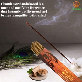 Naisha Incense Sticks Set of 4 (50 Gm Each) Calming & Relaxing Gift for Meditation & Yoga, Natural, Organic & Slow Burning Sticks, Chandan Wood, Mystic HeenAmber, Yogi, Lajawab (Devotion)
