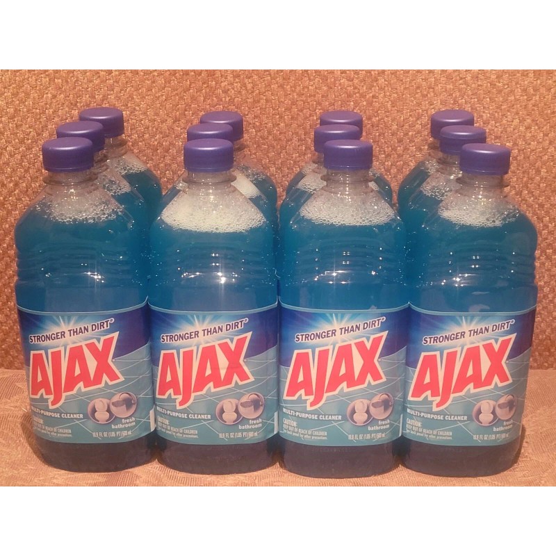 Ajax Lot Of 3 Ajax Multi Purpose Cleaner Fresh Bathroom
