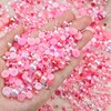 Kikonoke 75g Mix Resin Pearls Rhinestones Kit, 3-10mm Half Pearls