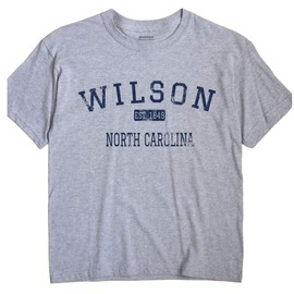 Wilson North Carolina T-Shirt EST Medium Grey