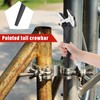 MAXPOWER 16-inch Adjustable Construction Spud Wrench, 4 in 1 Multifunctional