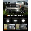 BICYACO LED Fog Light with DRL Compatible with Dodge Ram