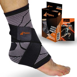 Hyperz - Tobillera para Esguince Ortopedica Tobillera Deportiva de Compresión Ajustable de Neopreno Transpirable, Hombre y Mujer Multi-Talla, fascitis plantar Hombre, Tobillo rehabilitación (1)