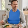 Silicone Adult Bib for Mealtime Care – Waterproof Reusable Feeding