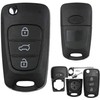 OGGIPRO Key Shell Case for Hyundai i10 i20 i30 ix35