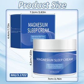 Magnesium Cream, Magnesium Cream Lotion for Soothing Leg Cramps, It Can Relieve Joint and Muscle Pain and Supplement the Magnesium Content of the Body