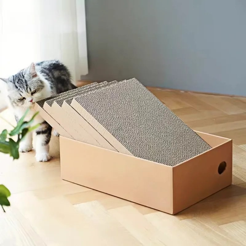 cat scratching post cardboard