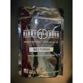 Ready Hour Rice Pudding Mix 25-year Shelf Life Emergency 8 Serving Survival Food Pouch Kit