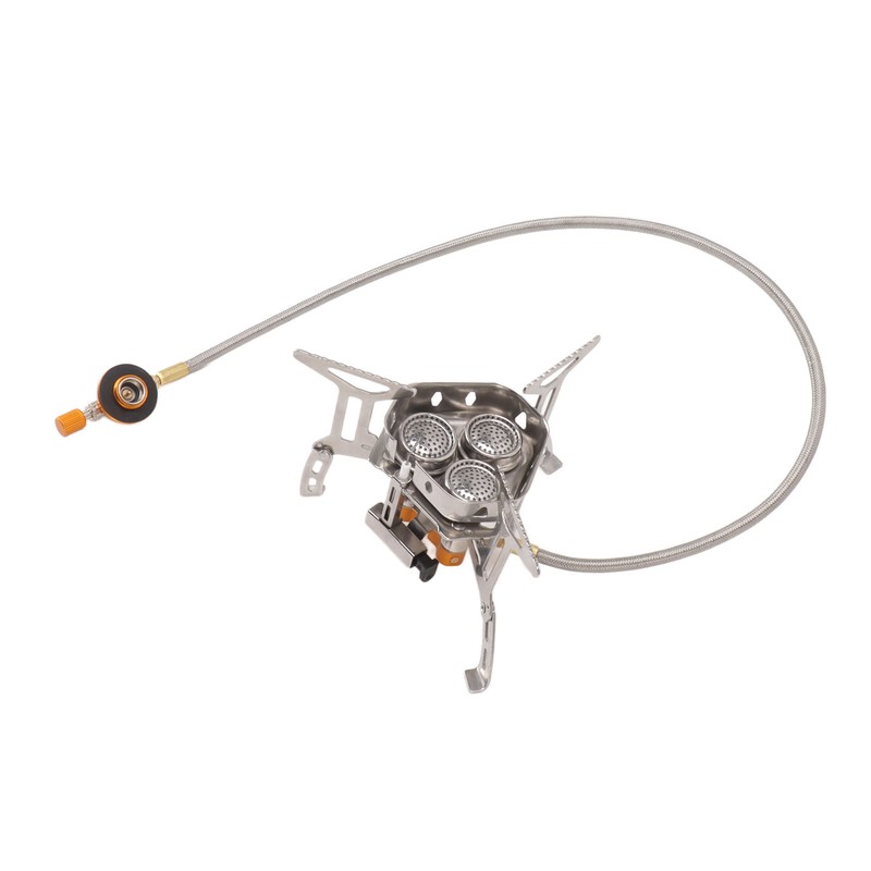 Camping Gas Stove Foldable Windproof Mini Camp Stove Cooker Electronic