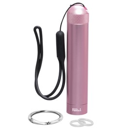 Premio1 Regular Size 4” Storage Tube, Odor Locking Smell Proof, Waterproof Container, Medication Pills Supplements etc… Holds up to 85mm Length, Outdoor EDC Metal Holder, Pocket Travel - Rose Gold