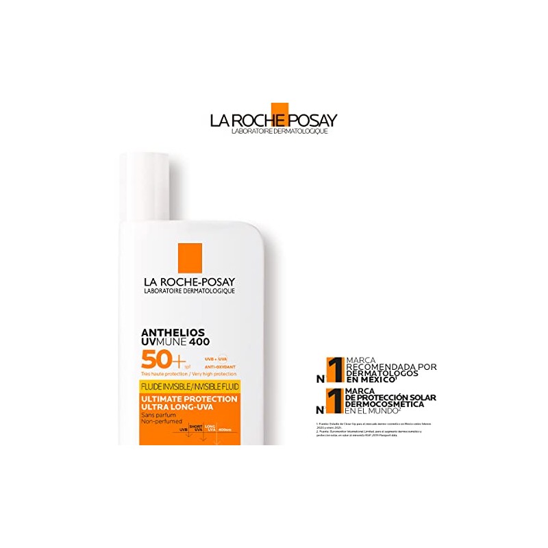 La Roche-Posay Anthelios UVMune 400 Fluido Invisible FPS 50+, Protector