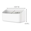 Command 10 Lb Large Organizing Caddy with 4 Strips, 9.91"