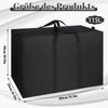 Xialvyu Pack of 4 115L Storage Bags, Black Underbed Storage