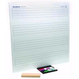 West Music 24" x 24" Dry Erase Staff Board