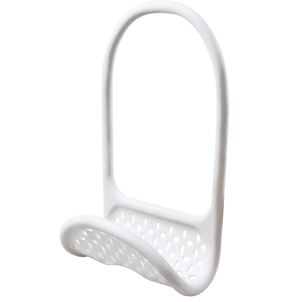Fine Dish Drainer Holder, White, 10.2 x 4.3 inches (26 x 11 cm), Can Be Bent Freely Placed, FIN-758