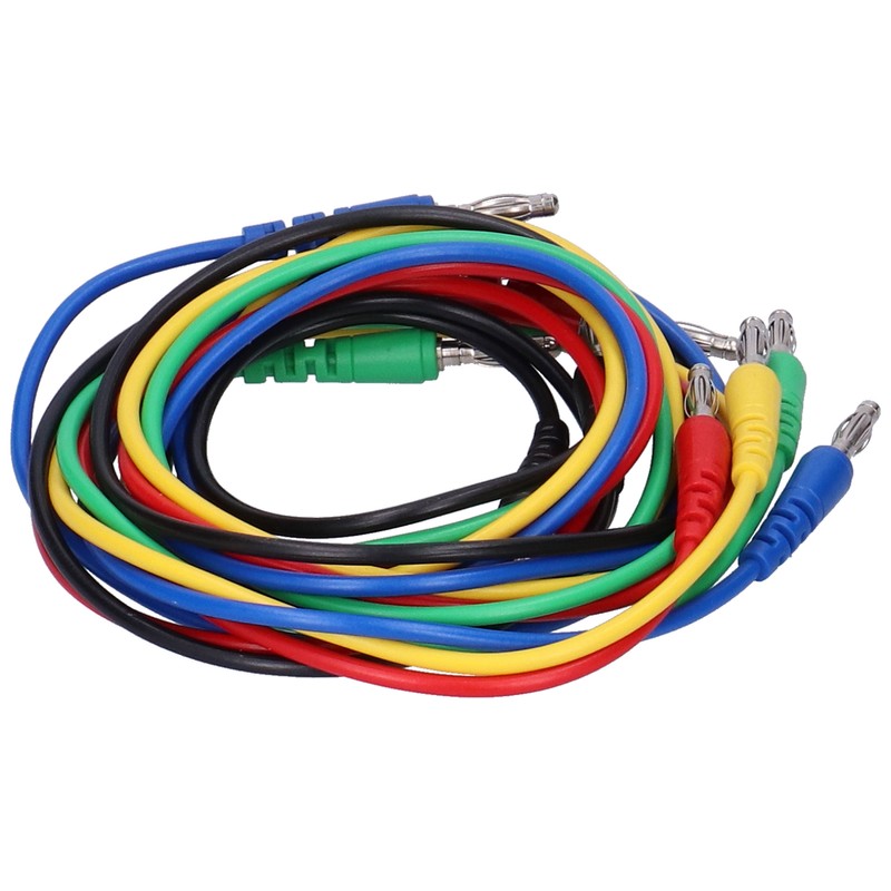 Banana Connector Test Cable Set 4mm 1 Meter Electric Testing