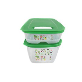 TUPPERWARE Klimakönig Fridge 4.4 L + 1.8 L Dark Green KlimaOase PrimaKlima